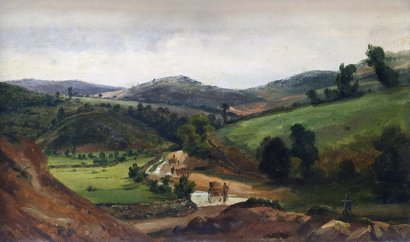 Paesaggio (in Alvernia?) - Théodore Rousseau