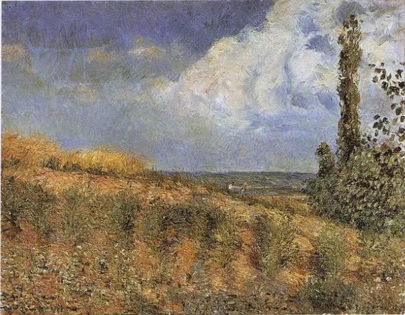 Paesaggio, dintorni di Pontoise - Camille Pissarro