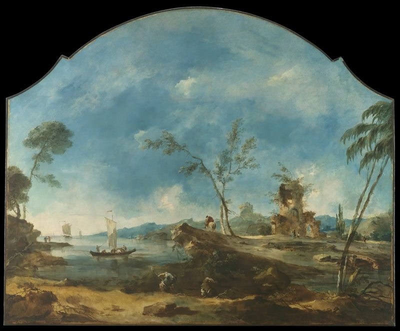 Paesaggio fantastico - Francesco Guardi