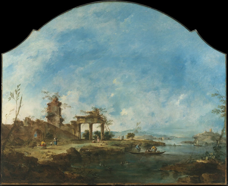 Paesaggio fantastico - Francesco Guardi