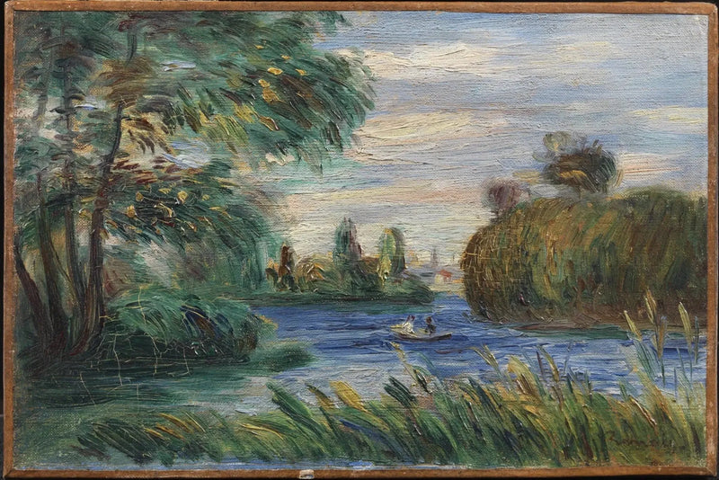 Paesaggio fluviale - Pierre-Auguste Renoir