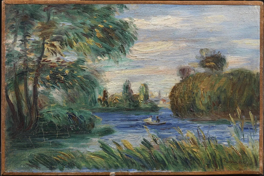 Paesaggio fluviale - Pierre-Auguste Renoir