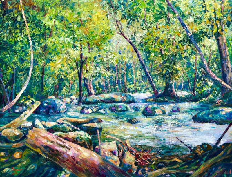 Paesaggio forestale | Dimensioni: 50x40 cm