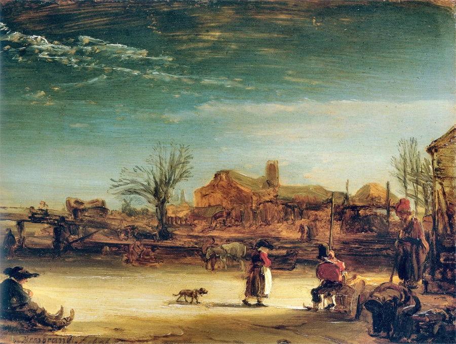 Paesaggio invernale - Rembrandt