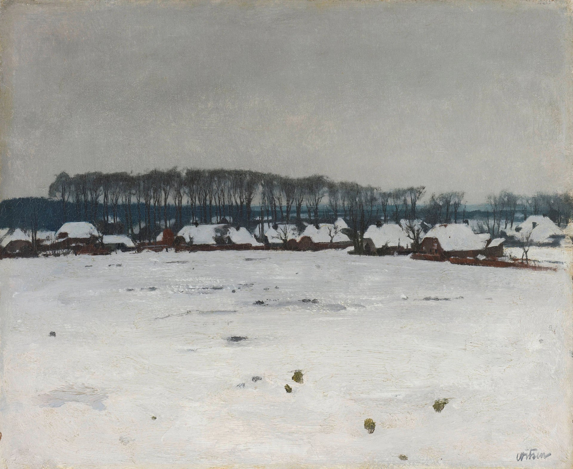 Paysage d'hiver - Willem Witsen