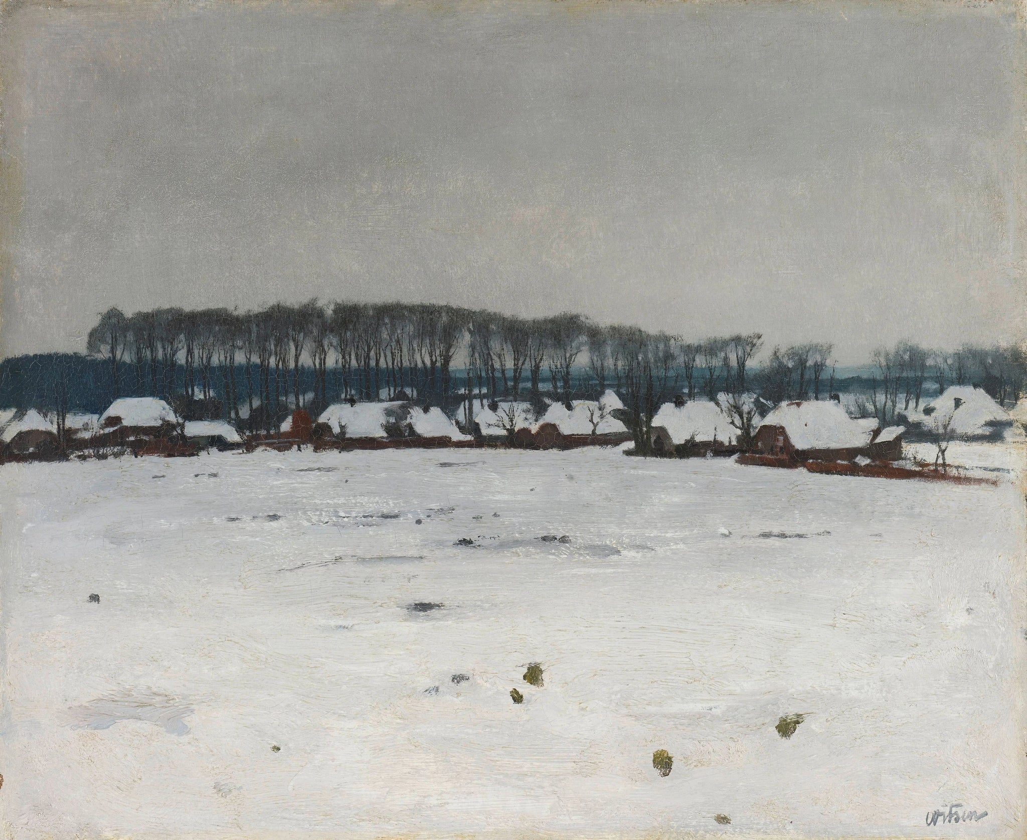 Paysage d'hiver - Willem Witsen