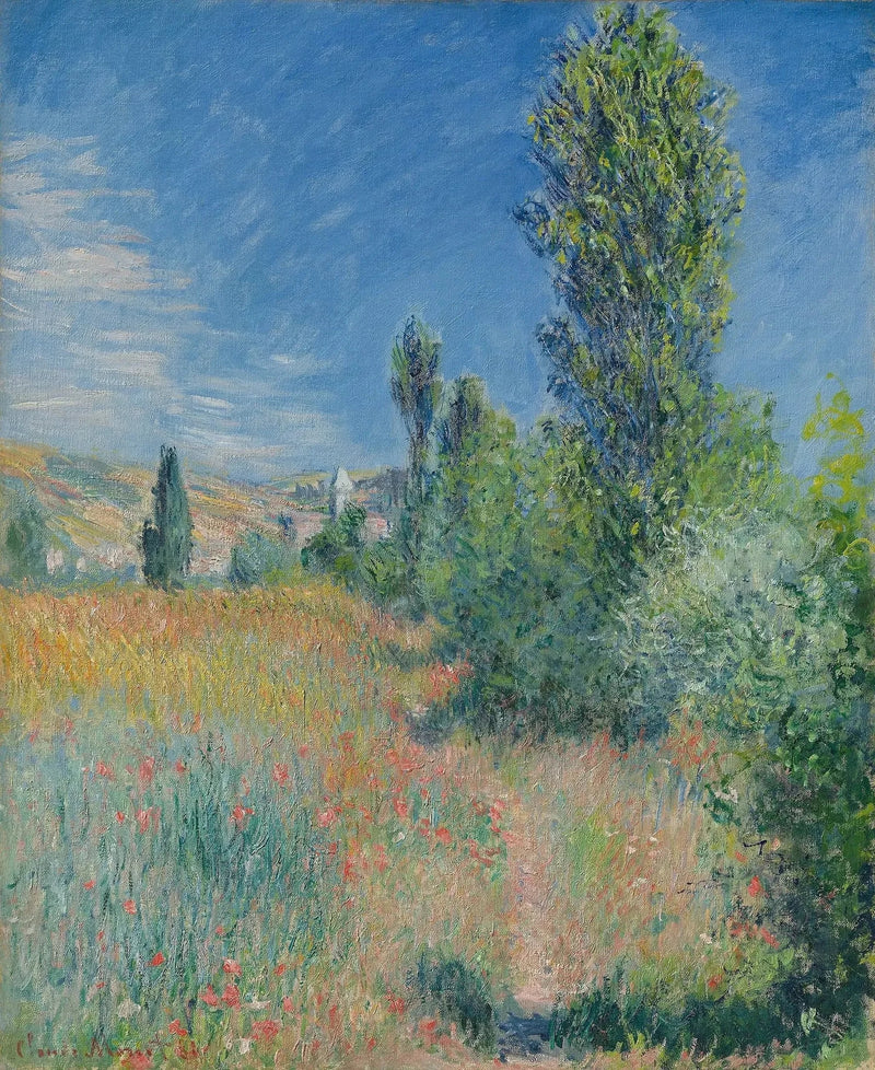 Paesaggio sull'isola di Saint-Martin W679 - Claude Monet