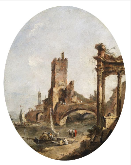 Paesaggio immaginario - Francesco Guardi