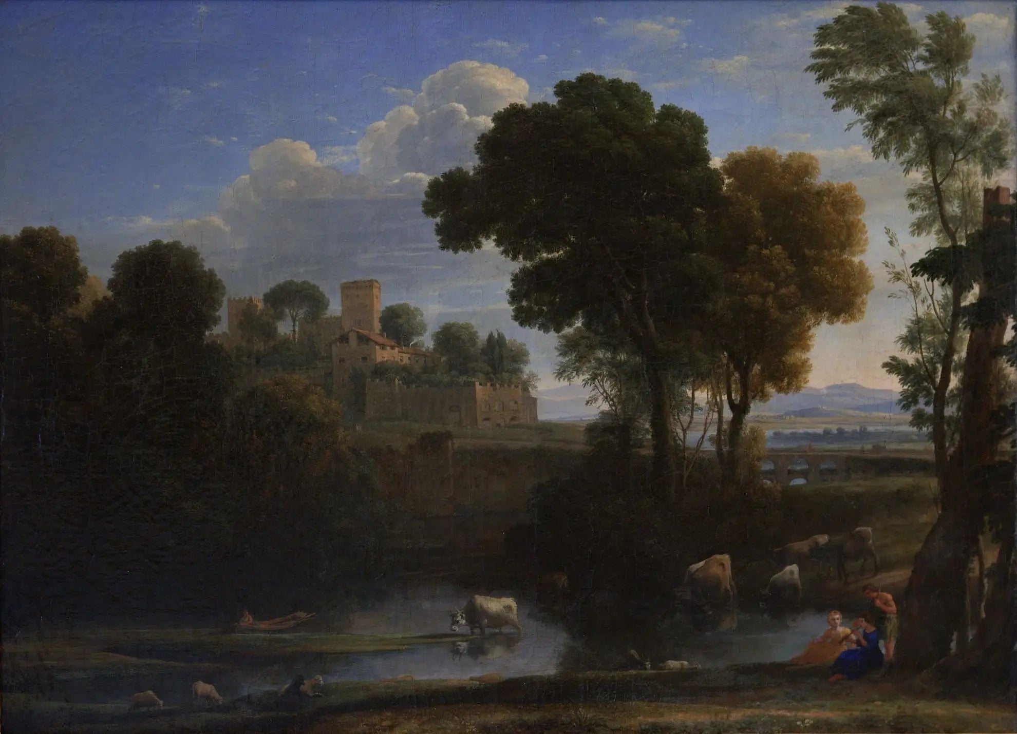 Paysage italien - Claude Lorrain - Alpha Reproduction