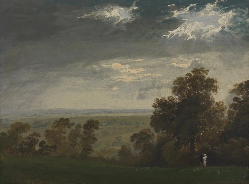 Paesaggio, l'isola di Wight o Richmond Hill - John Martin