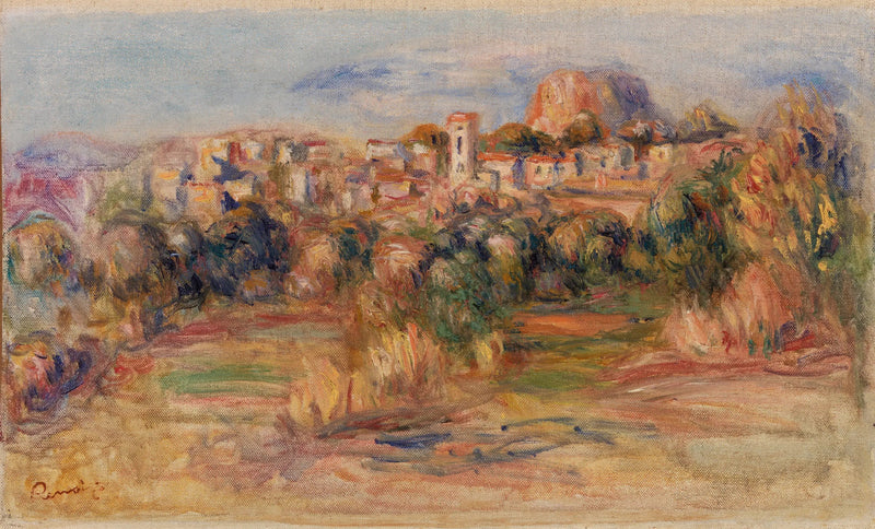 Paesaggio, La Gaude (Paesaggio, La Gaude) - Pierre-Auguste Renoir