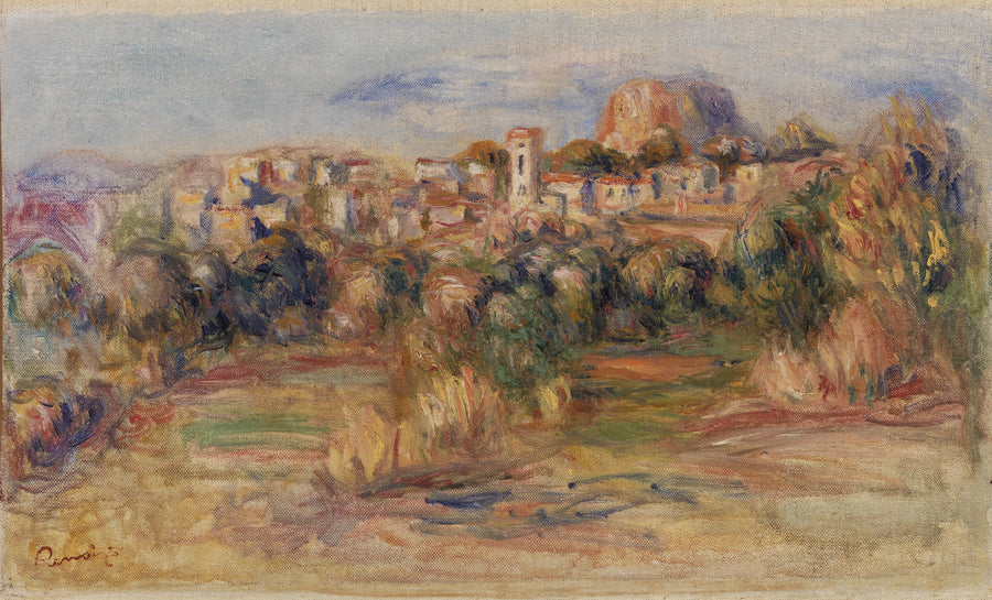Paesaggio, La Gaude (Paesaggio, La Gaude) - Pierre-Auguste Renoir