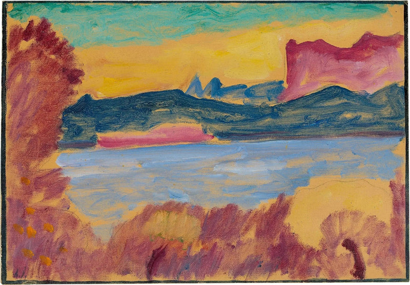 Paesaggio, lago di Ginevra - Alexej von Jawlensky