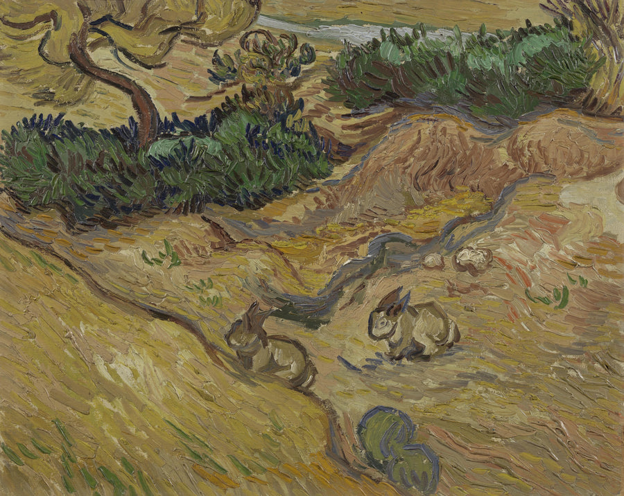 Paesaggio con conigli - Vincent van Gogh