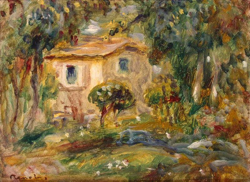 Paesaggio. Le Cannet - Pierre-Auguste Renoir