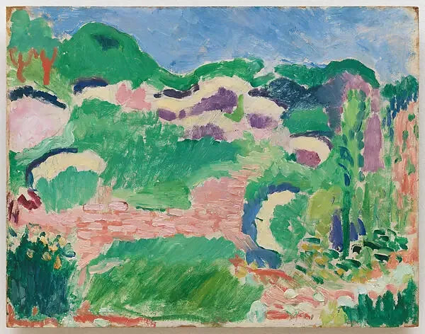 Paysage : Les genêts - Henri Matisse image 1 reproduction de peinture à l’huile