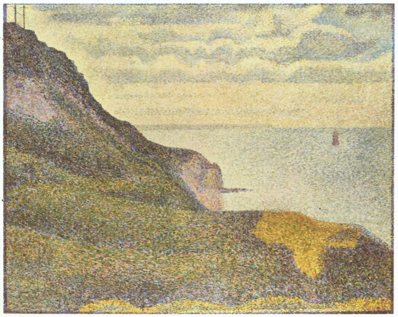 Paesaggio marino a Port-en-Bessin, Normandia - Georges Seurat
