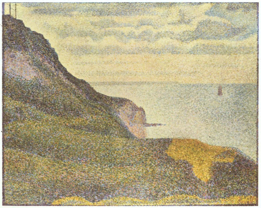 Paesaggio marino a Port-en-Bessin, Normandia - Georges Seurat