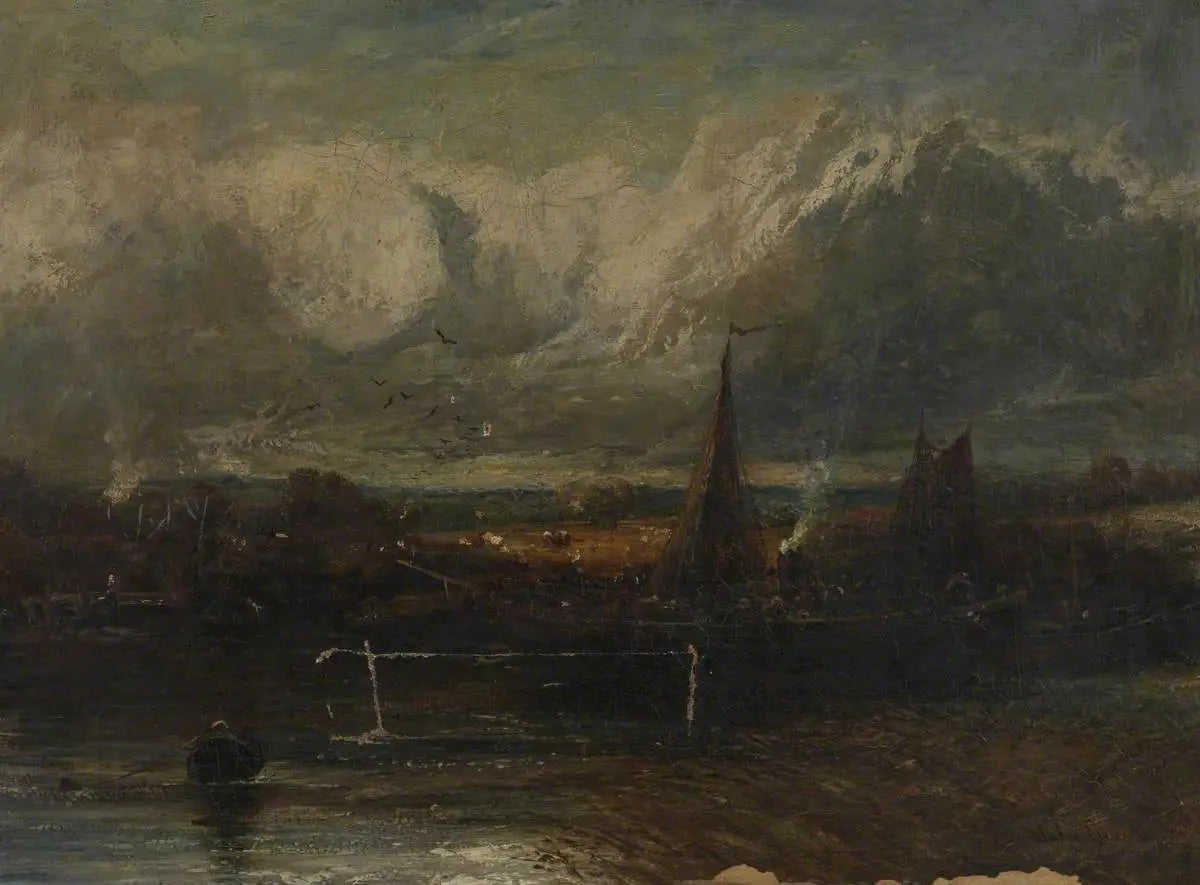 Paysage marin - John Constable image 1 reproduction de peinture à l’huile