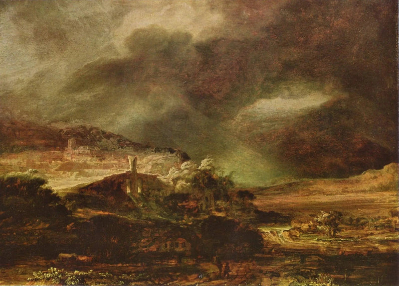 Paesaggio di tempesta - Rembrandt