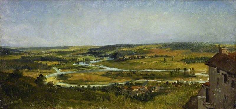 Paesaggio panoramico - Théodore Rousseau