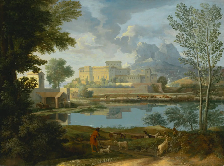 Paesaggio in tempo calmo - Nicolas Poussin