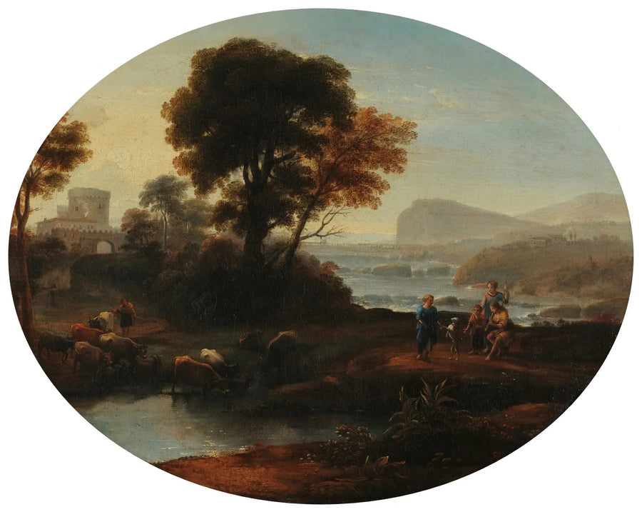 Paesaggio pastorale - Claude Lorrain