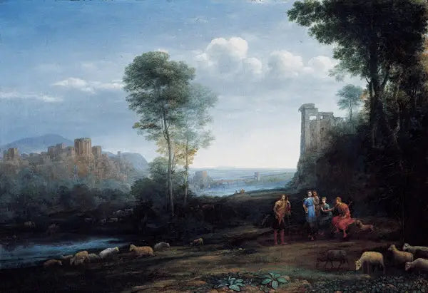 Paysage pastoral - Claude Lorrain - Alpha Reproduction