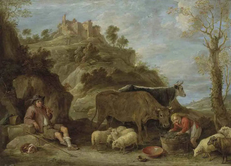 Paesaggio pastorale - David Teniers il Giovane