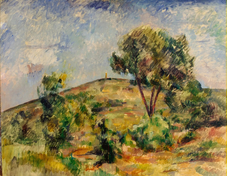 Paesaggio vicino ad Aix con la torre di Cesare - Paul Cézanne