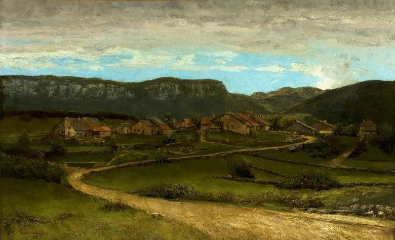 Paesaggio vicino a Ornans. - Gustave Courbet