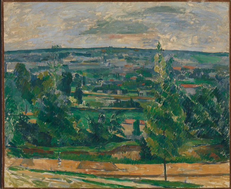 Paesaggio vicino a Melun - Paul Cézanne