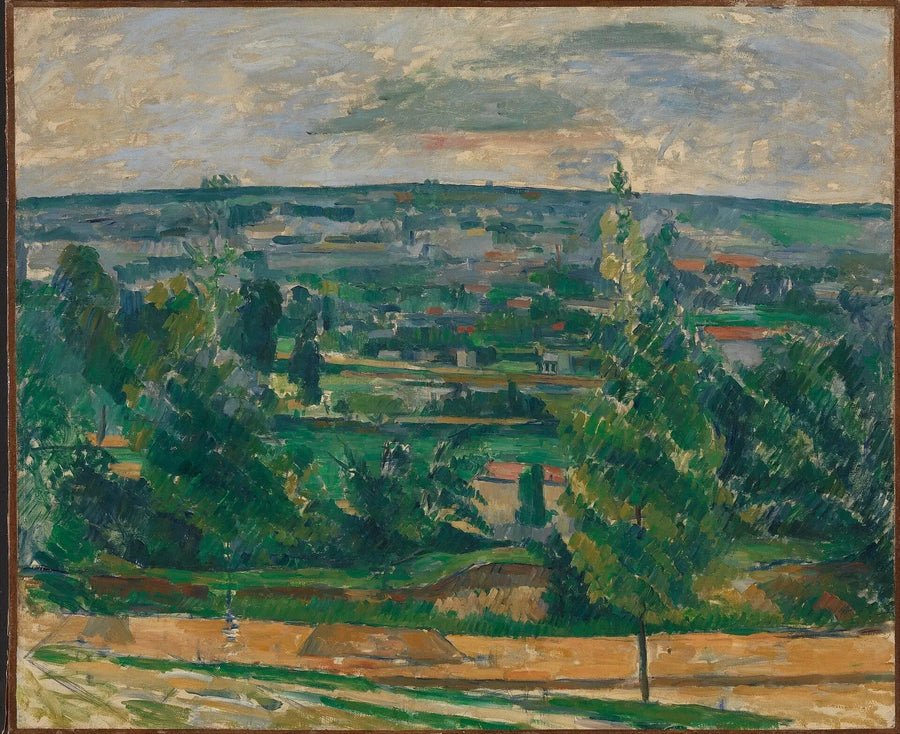 Paesaggio vicino a Melun - Paul Cézanne
