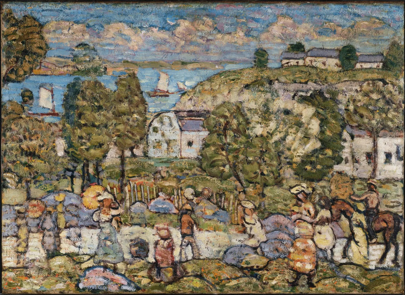 Paesaggio vicino a Nahant - Maurice Prendergast