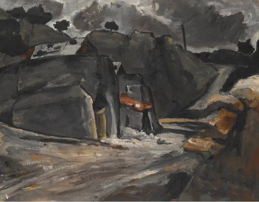 Paesaggio provenzale (Rocce a l'Estaque) - Paul Cézanne