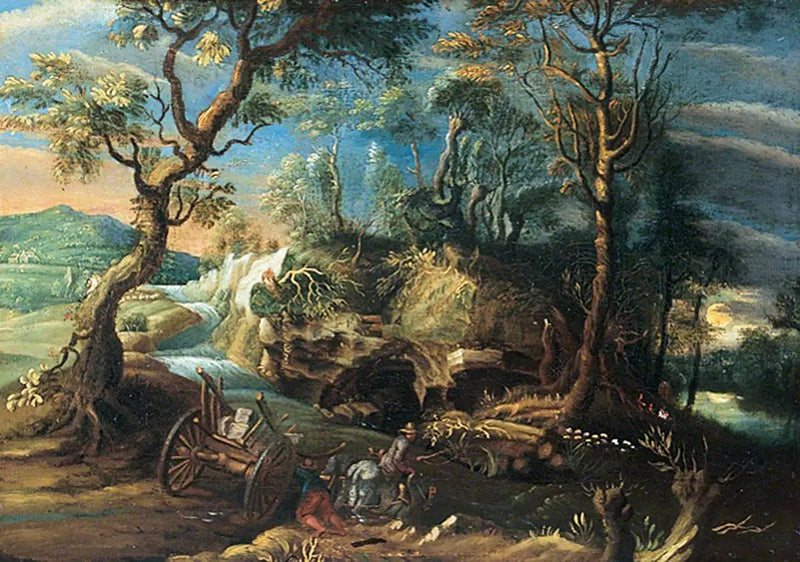 Paesaggio roccioso con personaggi - Peter Paul Rubens