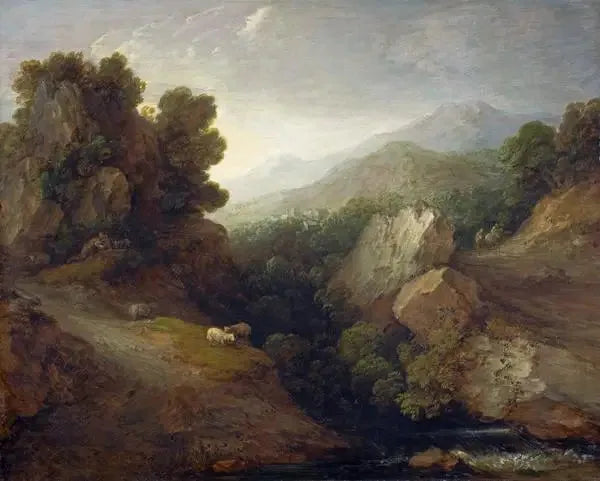 Paesaggio roccioso - Thomas Gainsborough