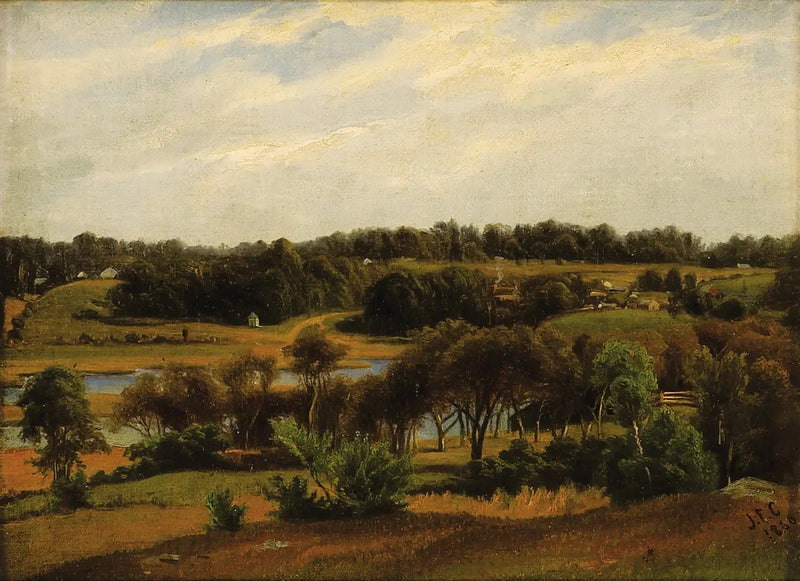 Paesaggio rurale - Jasper Francis Cropsey