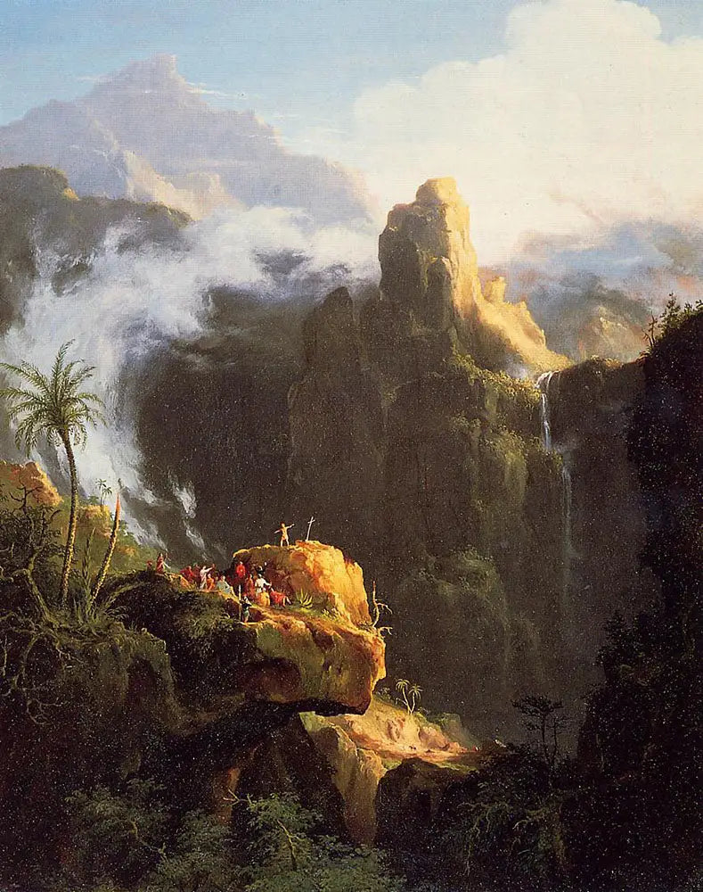 Paesaggio : San Giovanni nella natura - Thomas Cole