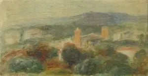 Paesaggio, Saint-Paul de Vence - Pierre-Auguste Renoir