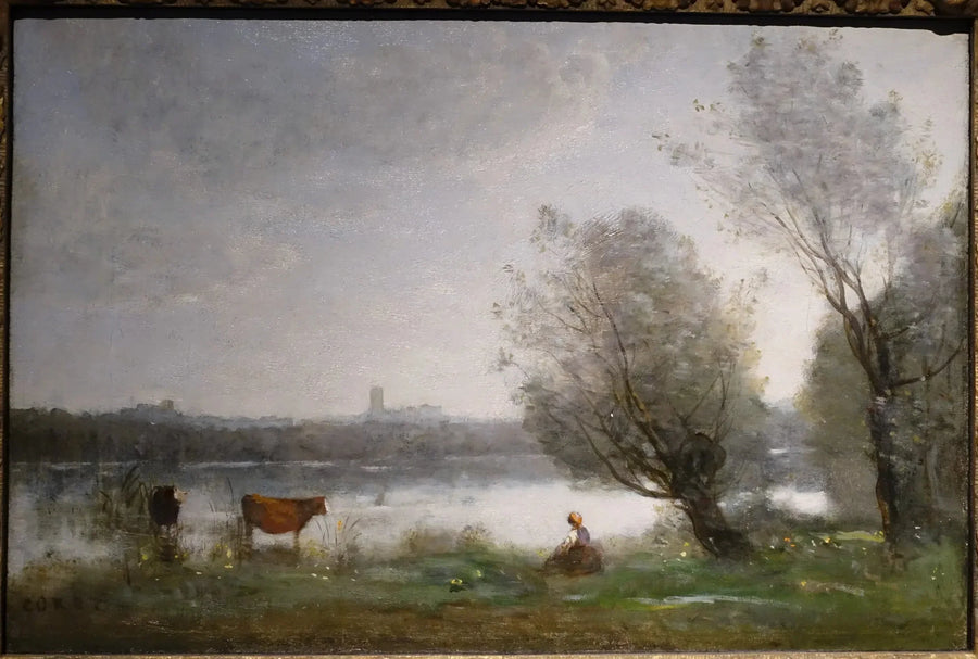 Paesaggio senza titolo - Jean-Baptiste Camille Corot