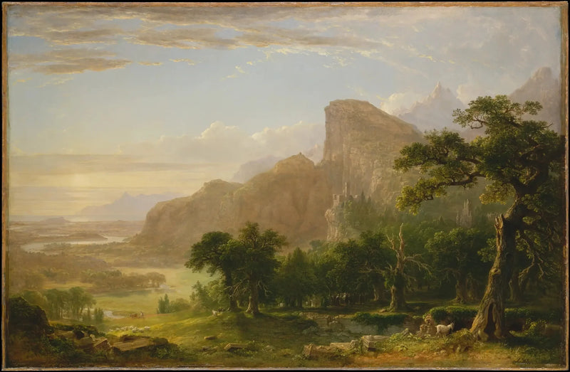 Paesaggio — Scena di « Thanatopsis » - Asher Brown Durand