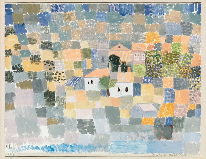 Paesaggio siciliano (Sicilian Landscape) - Paul Klee