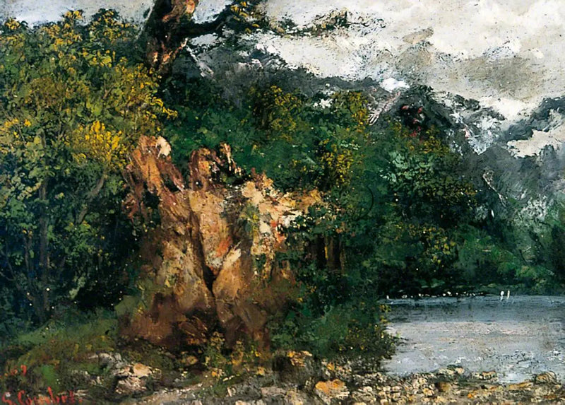 Paesaggio svizzero - Gustave Courbet