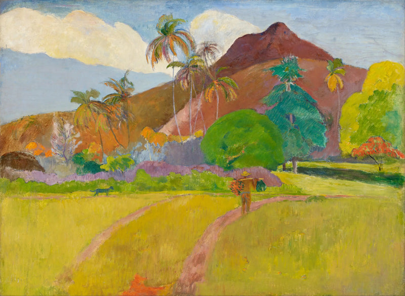 Paesaggio tahitiano - Paul Gauguin