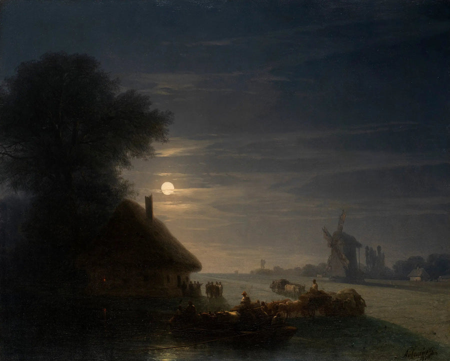 Paesaggio ucraino notturno - Ivan Aïvazovski