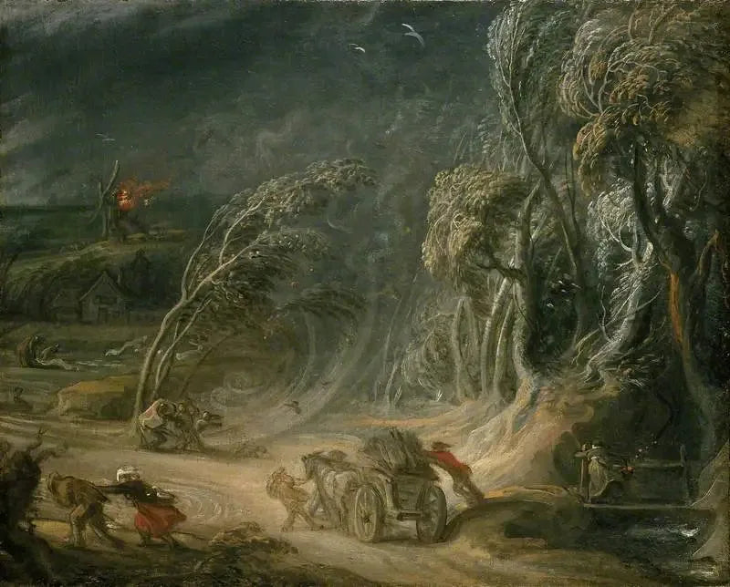 Paesaggio : Una tempesta - Peter Paul Rubens