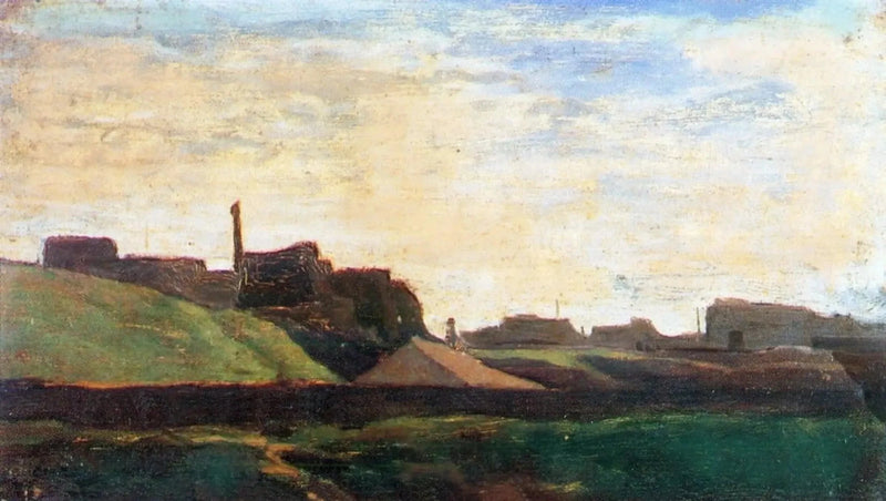 Paesaggio della fabbrica W5 - Claude Monet