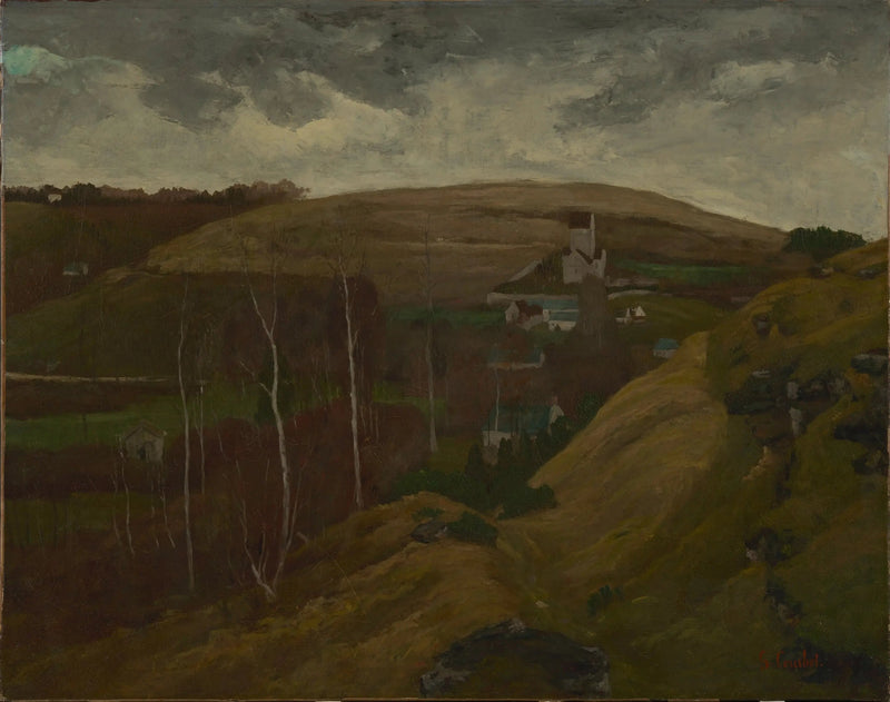 Paesaggio ondulato - Gustave Courbet
