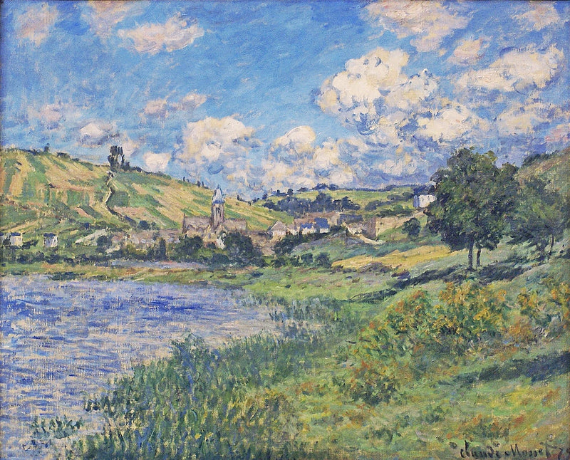 Paesaggio. Vétheuil W526 - Claude Monet